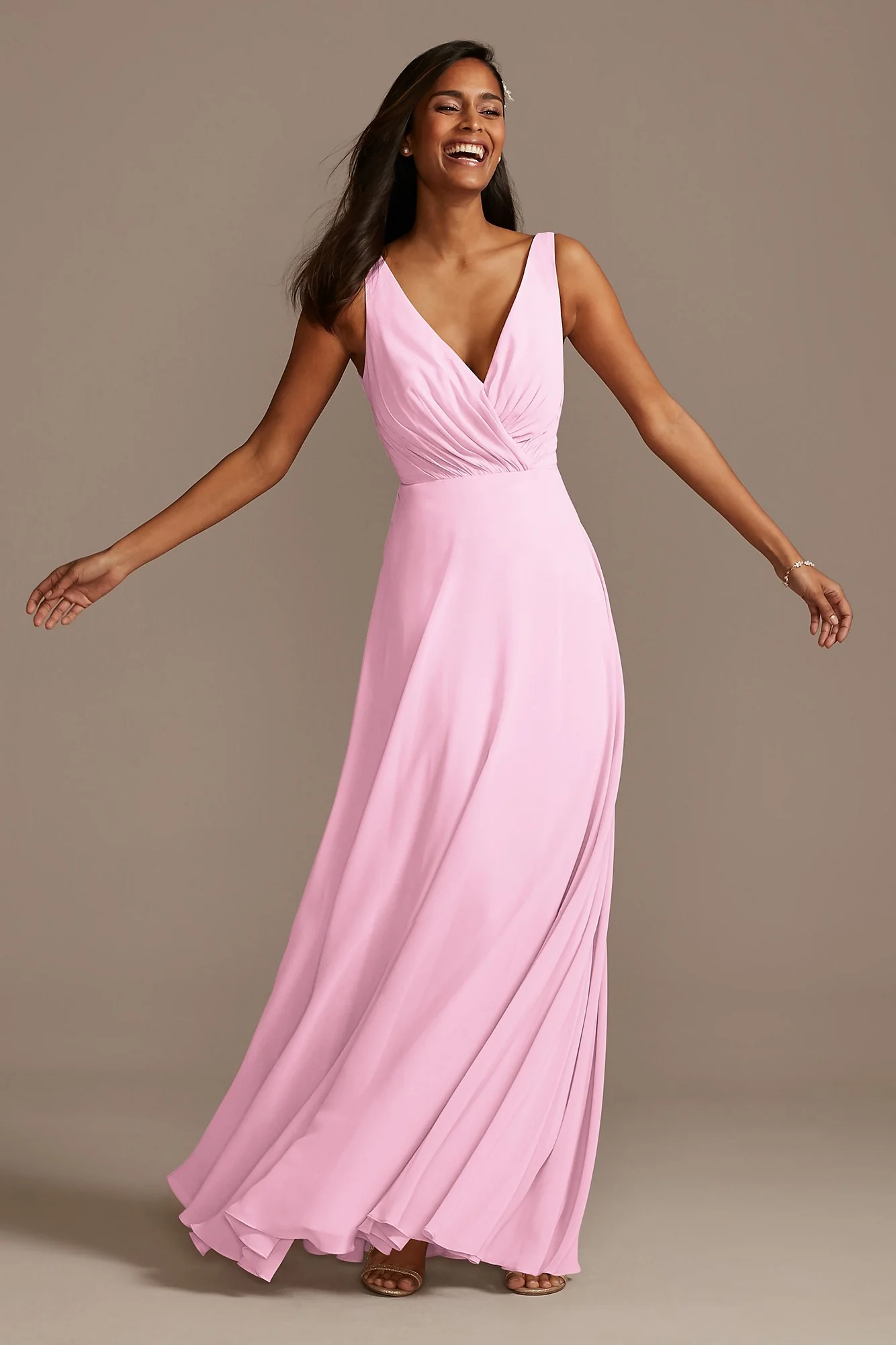 V-Neck Tank Full Skirt Dress - Image 50