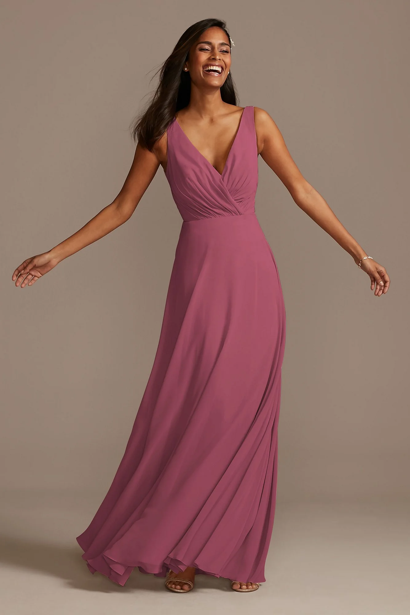 V-Neck Tank Full Skirt Dress - Image 58