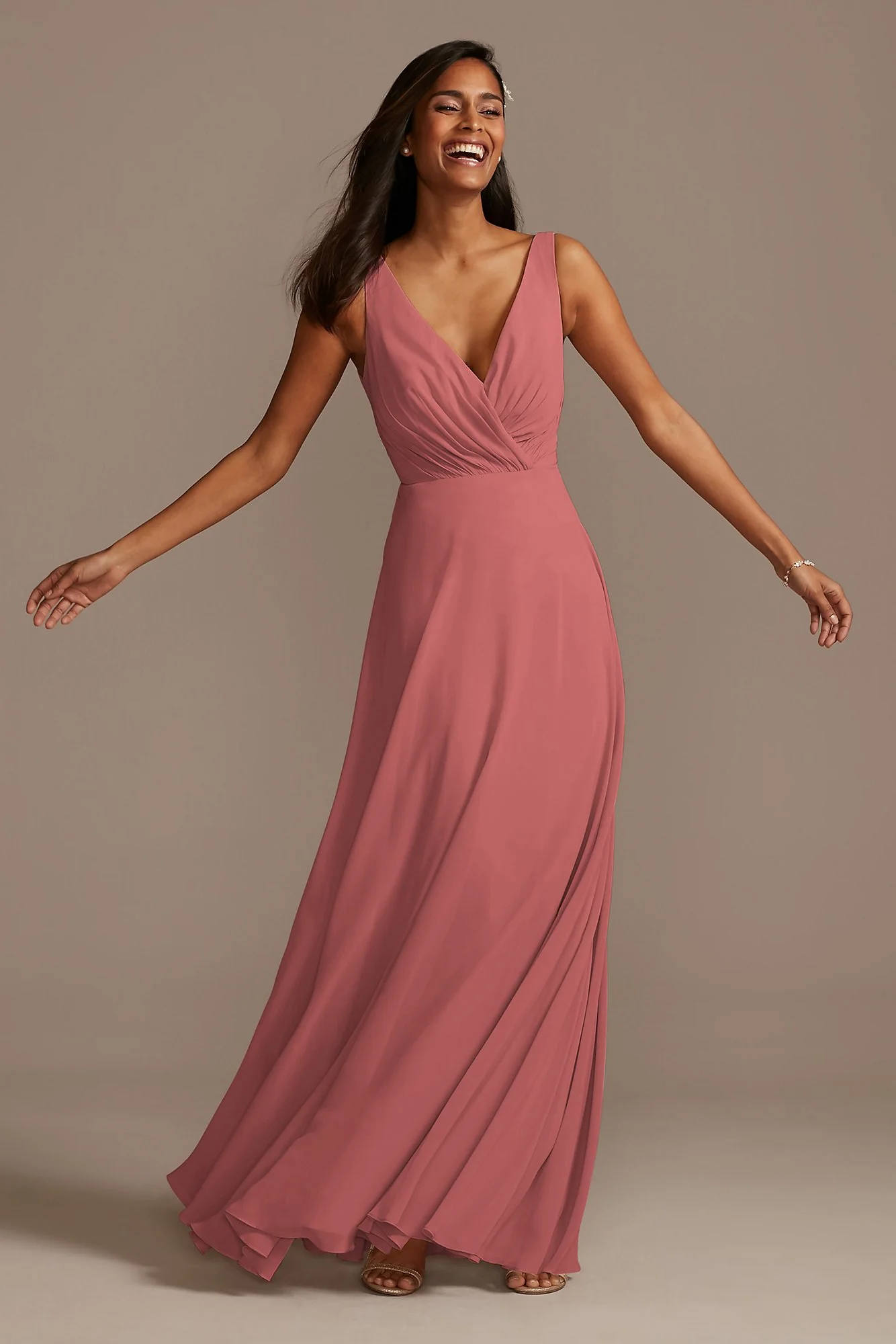 V-Neck Tank Full Skirt Dress - Image 7