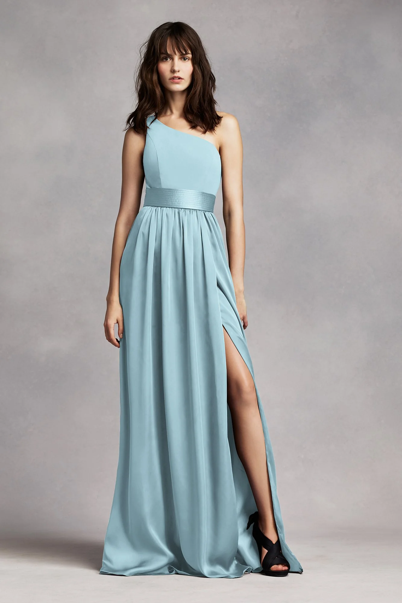 White by Vera Wang One-Shoulder Dress - Image 2