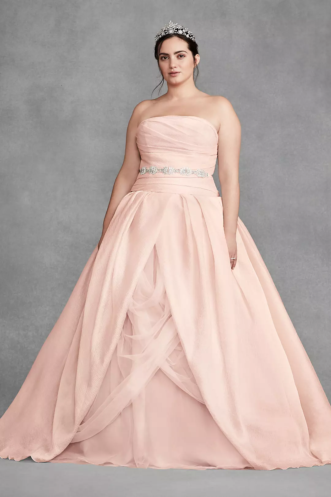 White by Vera Wang Textured Organza Wedding Dress - Image 5