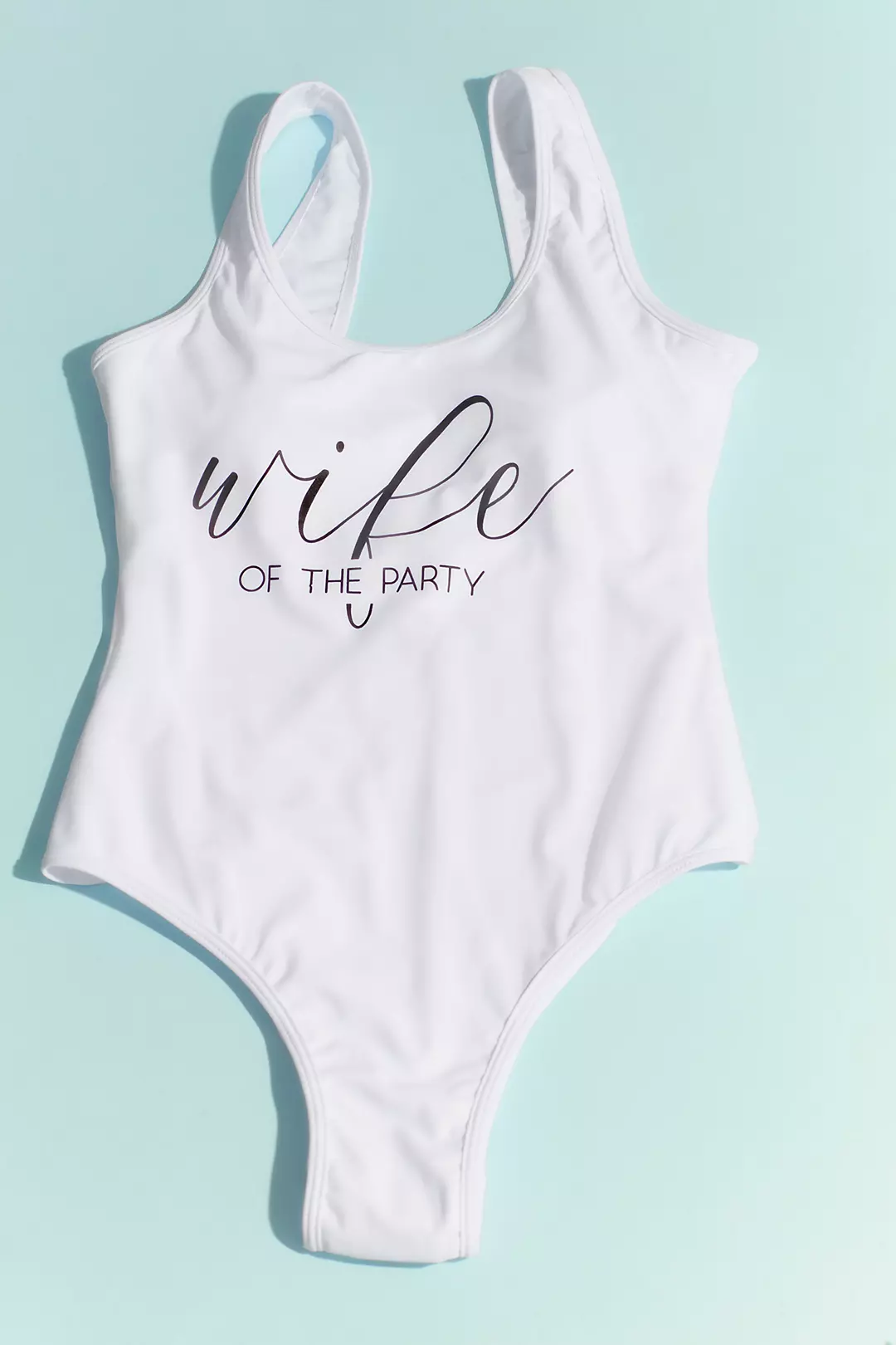 Wife of the Party Bride One Piece Bathing Suit - Image 3
