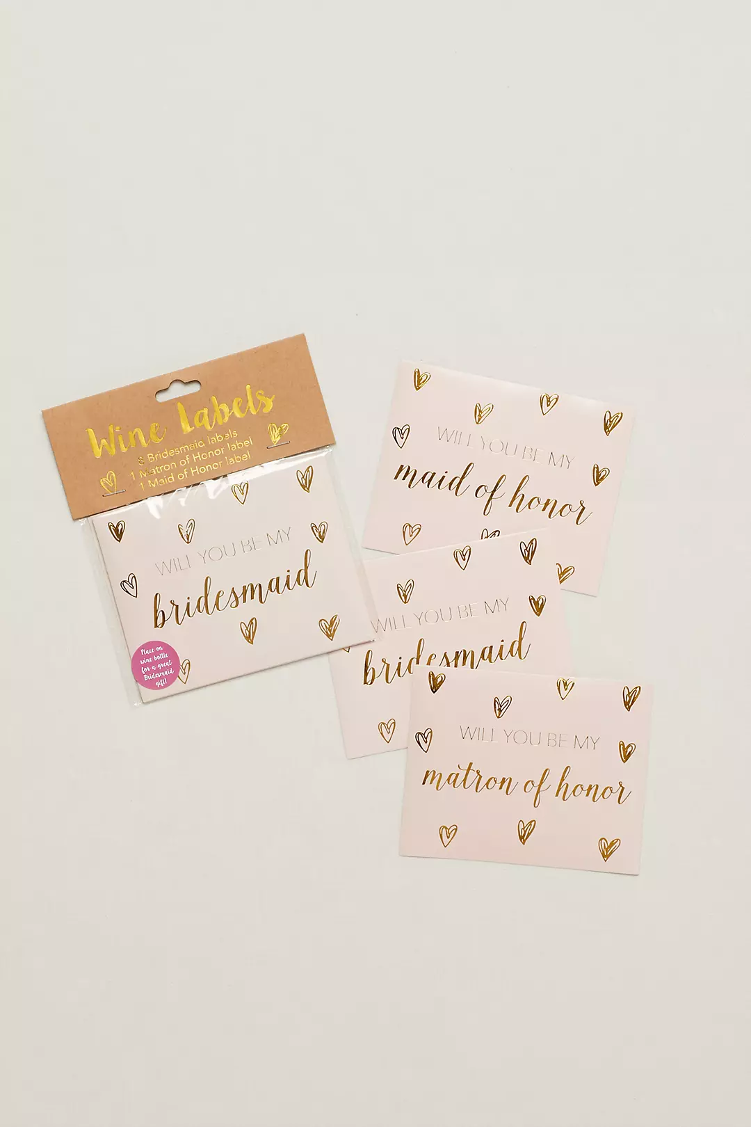 Will You Be My Bridesmaid Wine Labels Set of 10